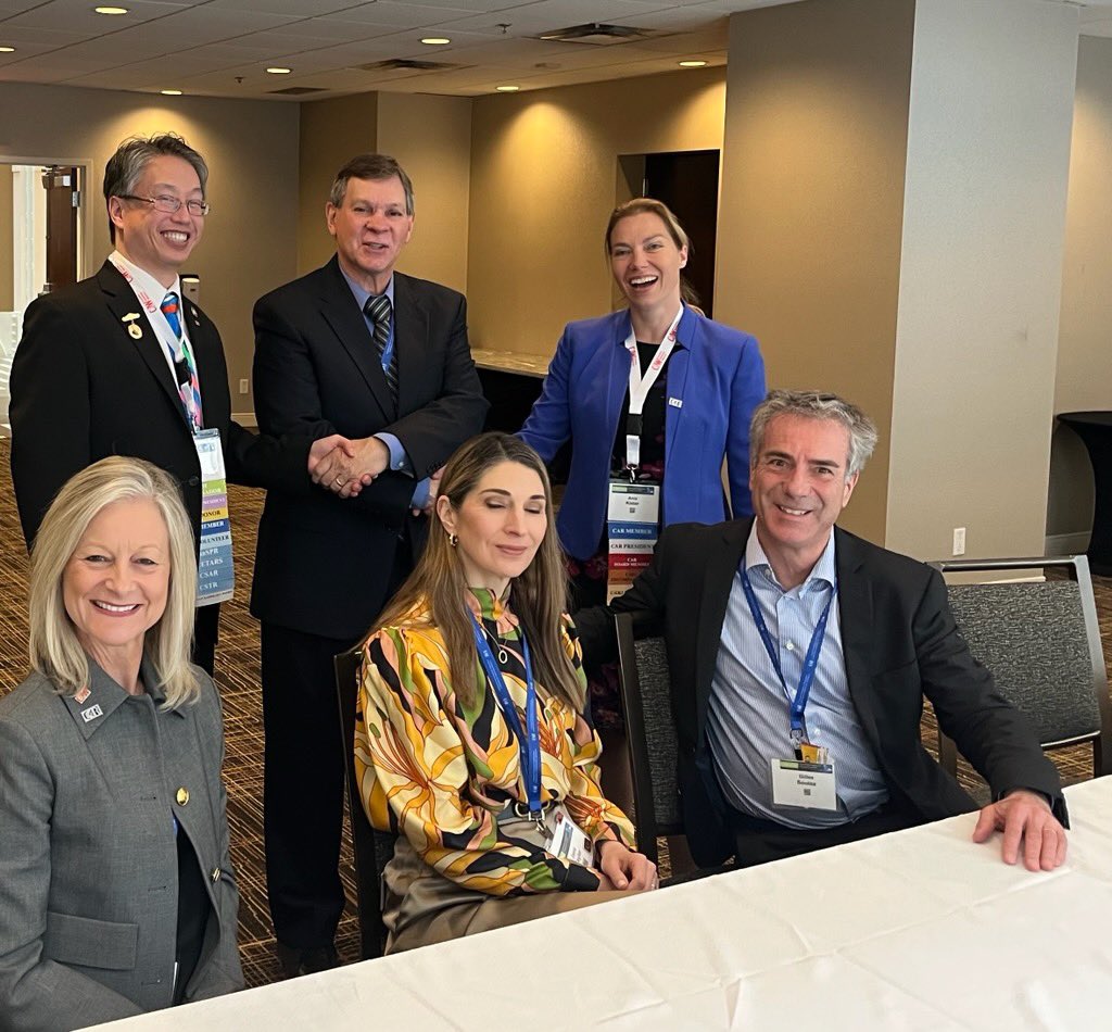 Excellent meeting of the @CARadiologists Board with Dr. Matthew Mauro, President of @RSNA. 

🙏 also for discussing the R & E Foundation with us! As the new Canadian Radiological Foundation Prez, looking to learn as much as I can from the RSNA example!

@UNCRadiology @UNCRadRes