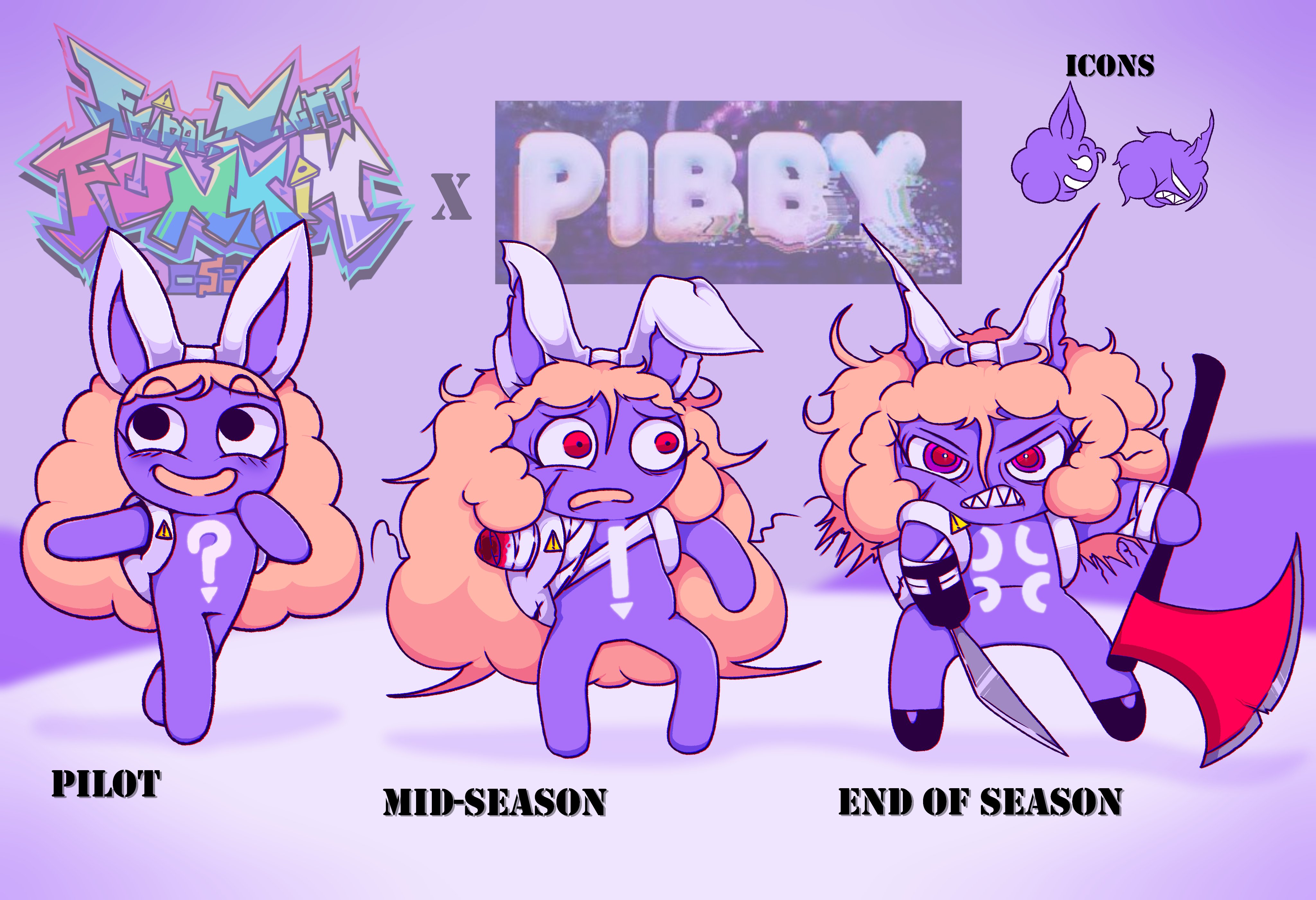 My concept for what a D-Sides version of FNF: Pibby Apocalypse