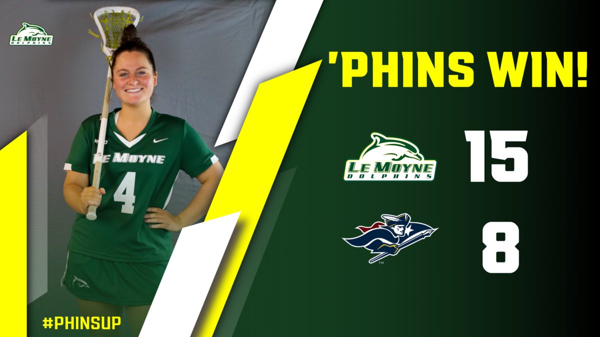 LeMoyneWLax's tweet photo. We closed out the regular season with a 15-8 victory over Southern New Hampshire! Addonizio led us with six points (4g, 2a) and Hutchings (3g, 1a) and Meneilly (3g, 1a) each had four points. Crandall had a 13 saves.

We open NE10 Championships play on Tuesday at home at 4:00 p.m. https://t.co/Smbl63tN1A