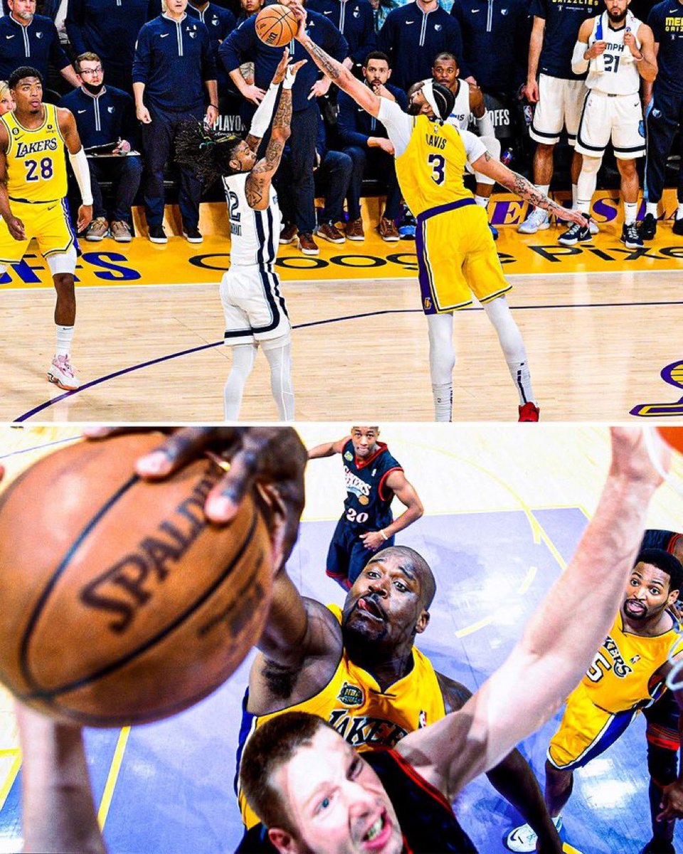 LALakers_AR's tweet photo. ٢٦ بلوك في سلسلة واحدة !!
انتوني ديفز يتعادل مع ثاني أكثر رقم في تاريخ الفريق بالبلي اوف في سلسلة واحدة 👏🏻
#اعجازي #RealDPOY https://t.co/msr8tOHTqz