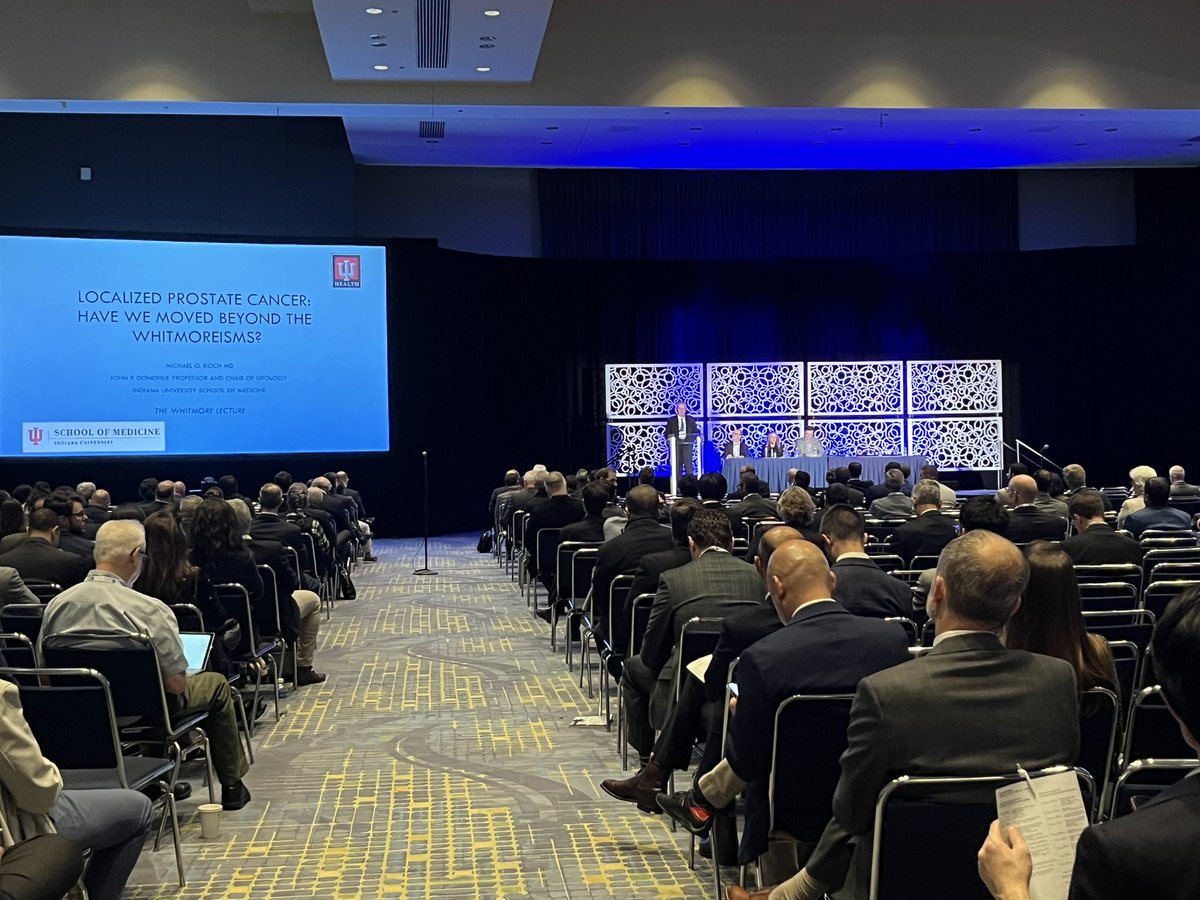 Indiana University Department of Urology (@iuuro) on Twitter photo Our Chair, Dr. Michael Koch, giving the keynote Whitmore Lecture at #AUA23 <a href="/UroOnc/">Society of Urologic Oncology</a> Our Chair, Dr. Michael Koch, giving the keynote Whitmore Lecture at #AUA23 <a href="/UroOnc/">Society of Urologic Oncology</a>