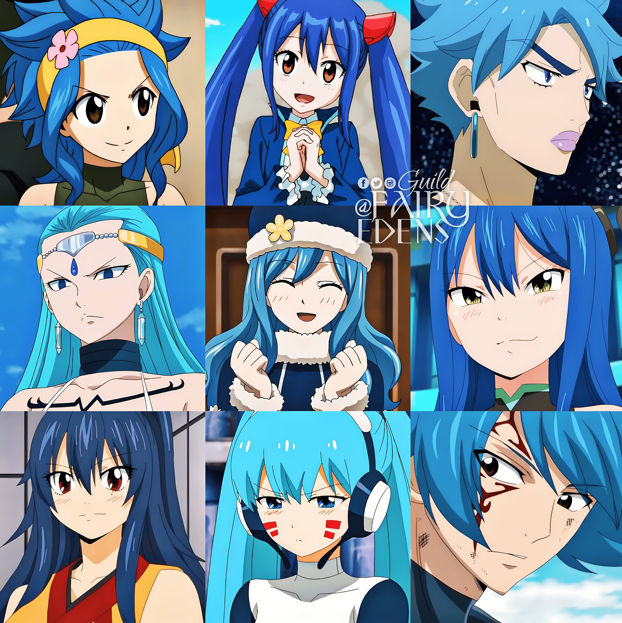 Fairy Tail Logo Blue