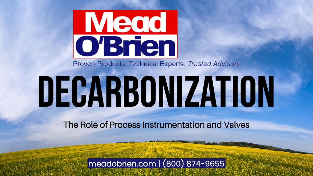 MeadOBrien's tweet photo. https://t.co/K3uI1Mh6va
Decarbonization of Industrial Facilities and the Crucial Role of Process Instrumentation and Valves https://t.co/8MJFxVVc90