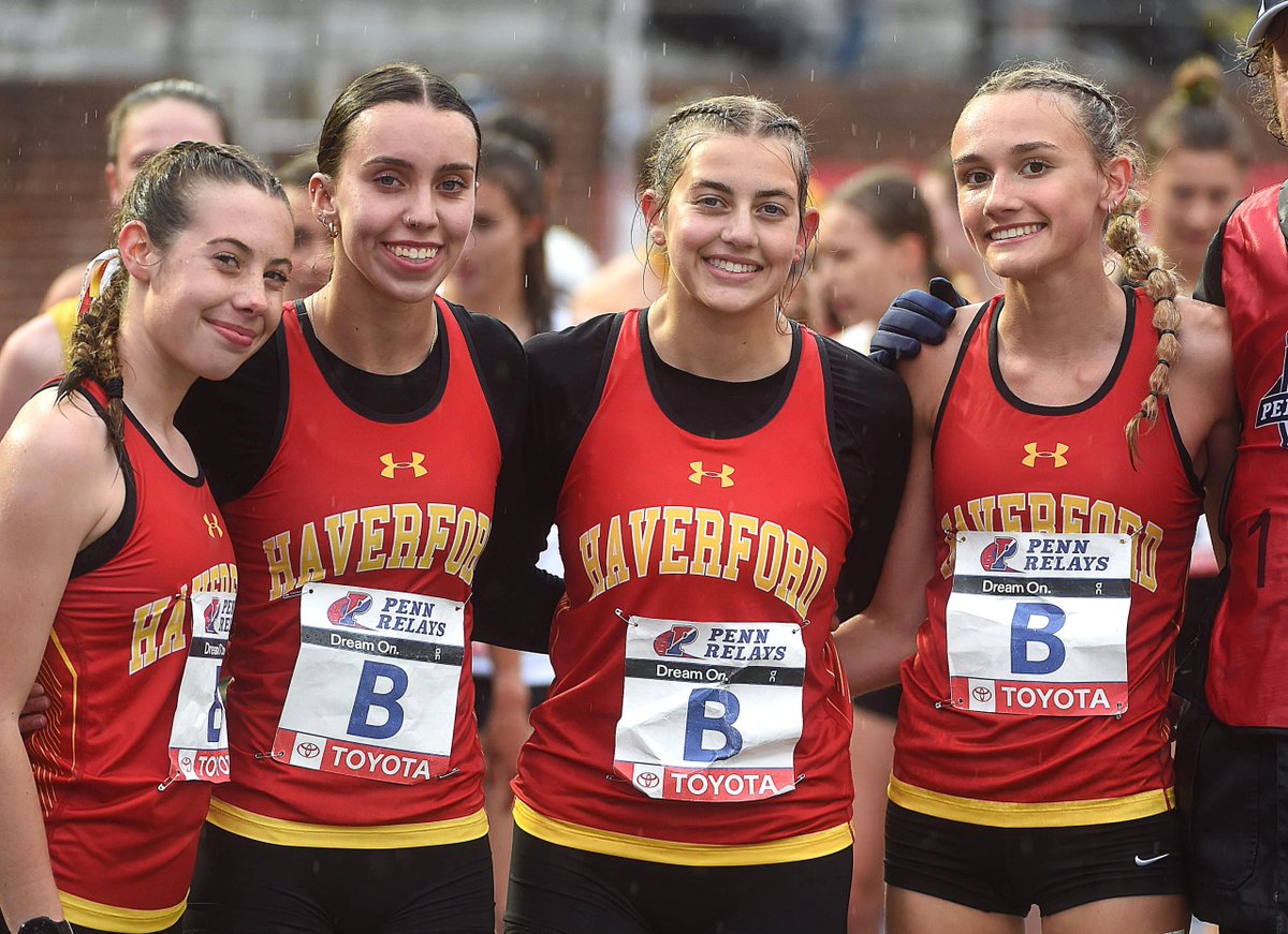 Penn Relays: Haverford girls finish third in DMR championship race - papreplive.com/2023/04/29/pen…