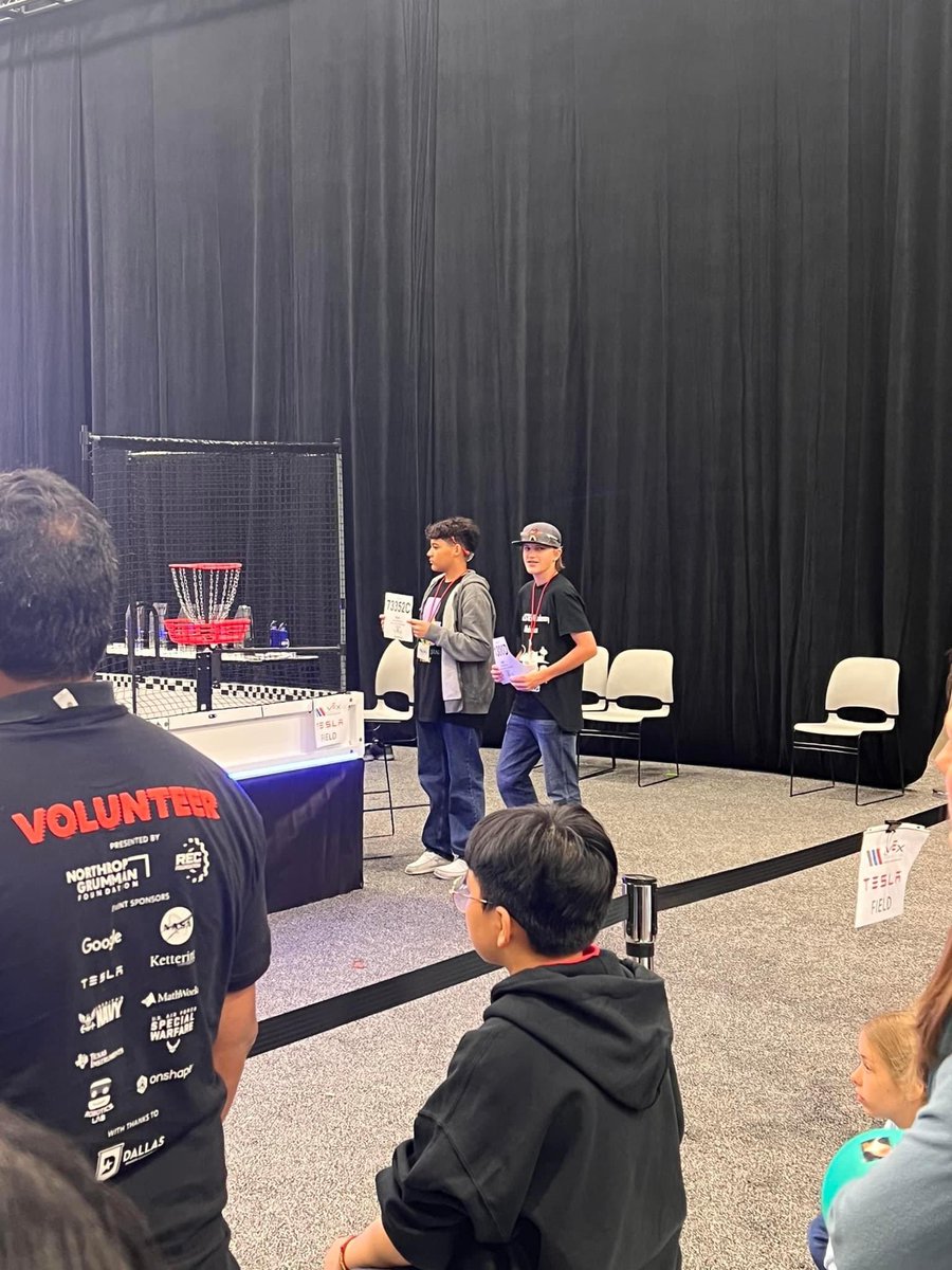 Our very talented robotics teams are in Dallas at VEX World Competition!! Good luck!