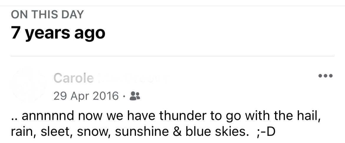 IrPsych's tweet image. 😂 Same as it ever was. This came up in my FB memories today 😂:

#AprilInIreland