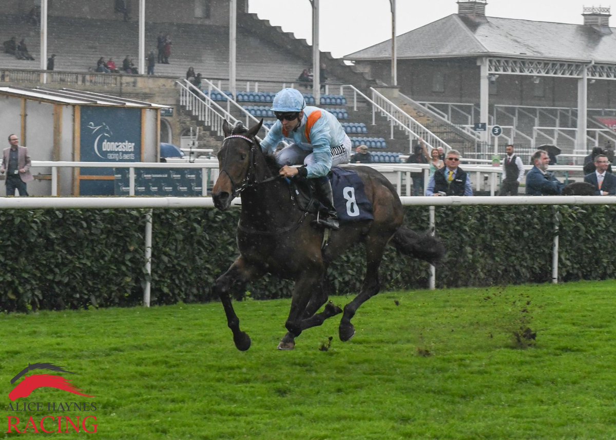 ahaynesracing's tweet photo. 🔷🔶ZIGGY'S DREAM🔶🔷 storms clear to win on debut. @DoncasterRaces Well done to everyone involved @MprUpdates @hduffracing A first winner for Inns Of Court @HoStud. Bought from @bloodst_aguiar @Goffs1866 #AHteam https://t.co/WY7O8QBhuA