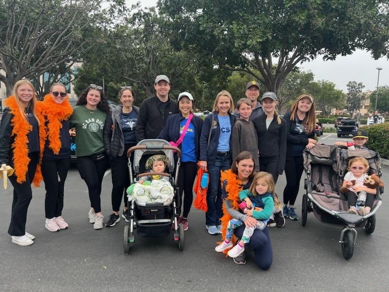 Our UCSD Health Team completed the 2023 MS Walk! 🧡 #ms #nmss #health #research