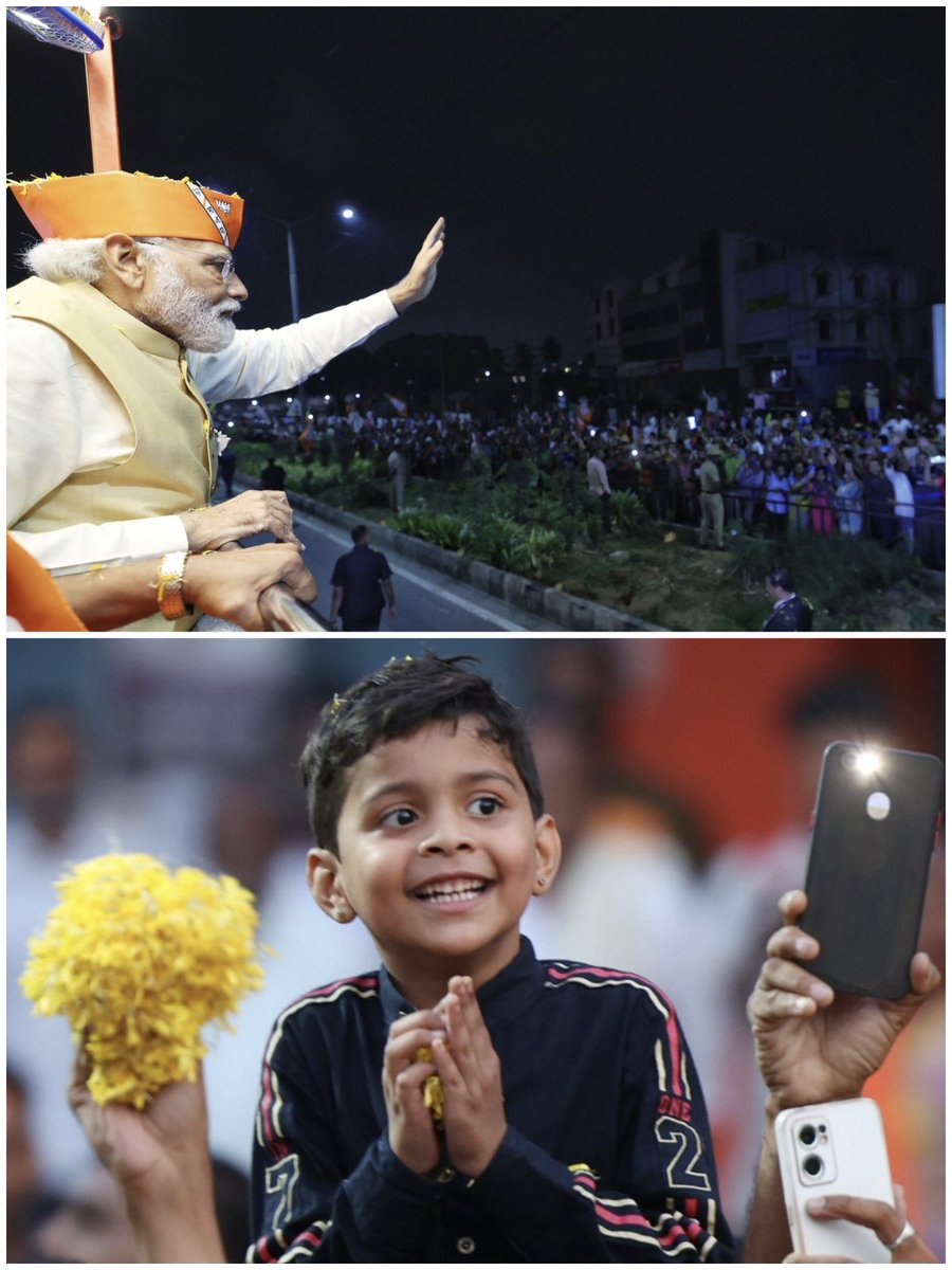 Gshashanksharma's tweet image. pic of the  day ❤️ 

This is the reflection of People's hope and trust in Shri @narendramodi Ji. The eye's and the hands speaks a million words of what @narendramodi_in Ji means to India!!

#KarnatakaTrustsModi  
#PoornaBahumata4BJP