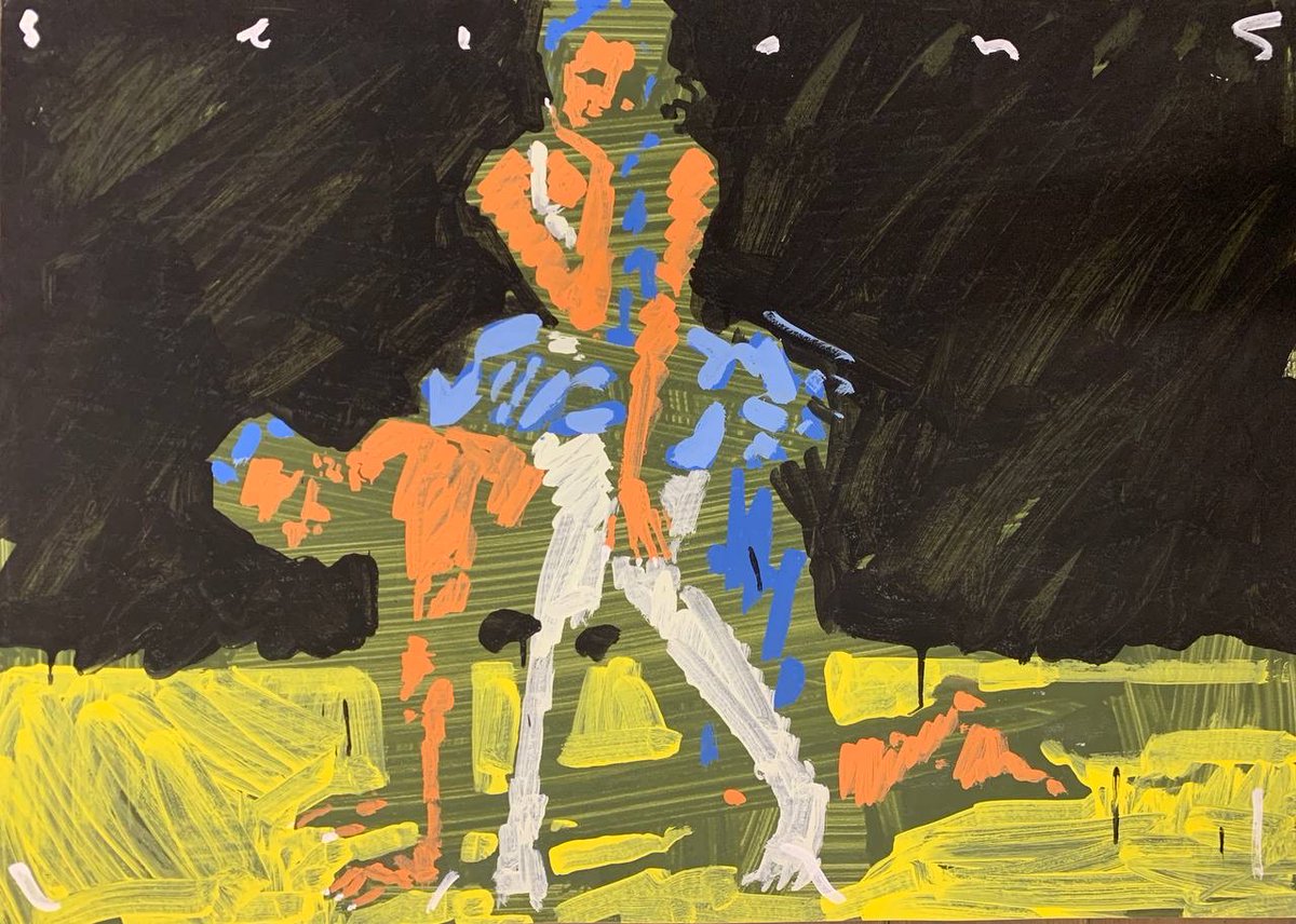 Art_Vancouver's tweet photo. Oleh Oleniev is presenting the art of Mykola Bilous at Art Vancouver 2023. Mykola Bilous is a Ukrainian artist who invented his own original method of colour harmonization. He uses the "basic tone" and complementarity principles to invert and harmonize colours. https://t.co/fy5AFcX9RI