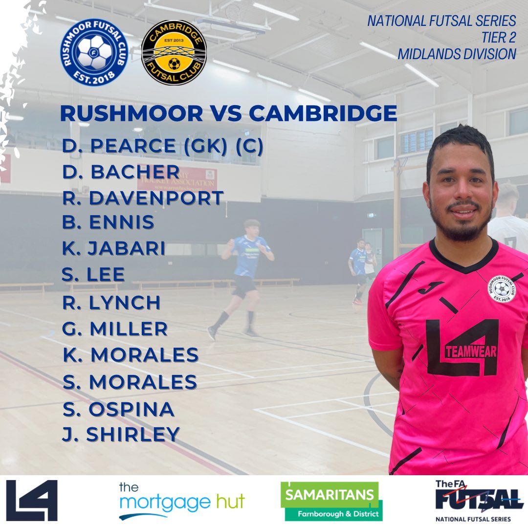 Last game of the season tomorrow, let’s do this 💪🏼

🆚 Cambridge
🗓 Sunday 30th April
⏰ 3:00 PM
🏟 Places Leisure Camberley