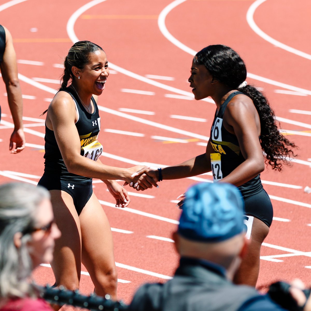 GoShockersTFXC's tweet photo. Fastest 4x100s of the season!

🥈 @Faith19901876, @zarreysams123, Sydney Johnson, @Savvysims18 - 45.90
4⃣ @JosephHolthusen, @jo_gex, @Bryan97640150, @Jaleel9301 - 40.69 https://t.co/QeYyPg6pi3