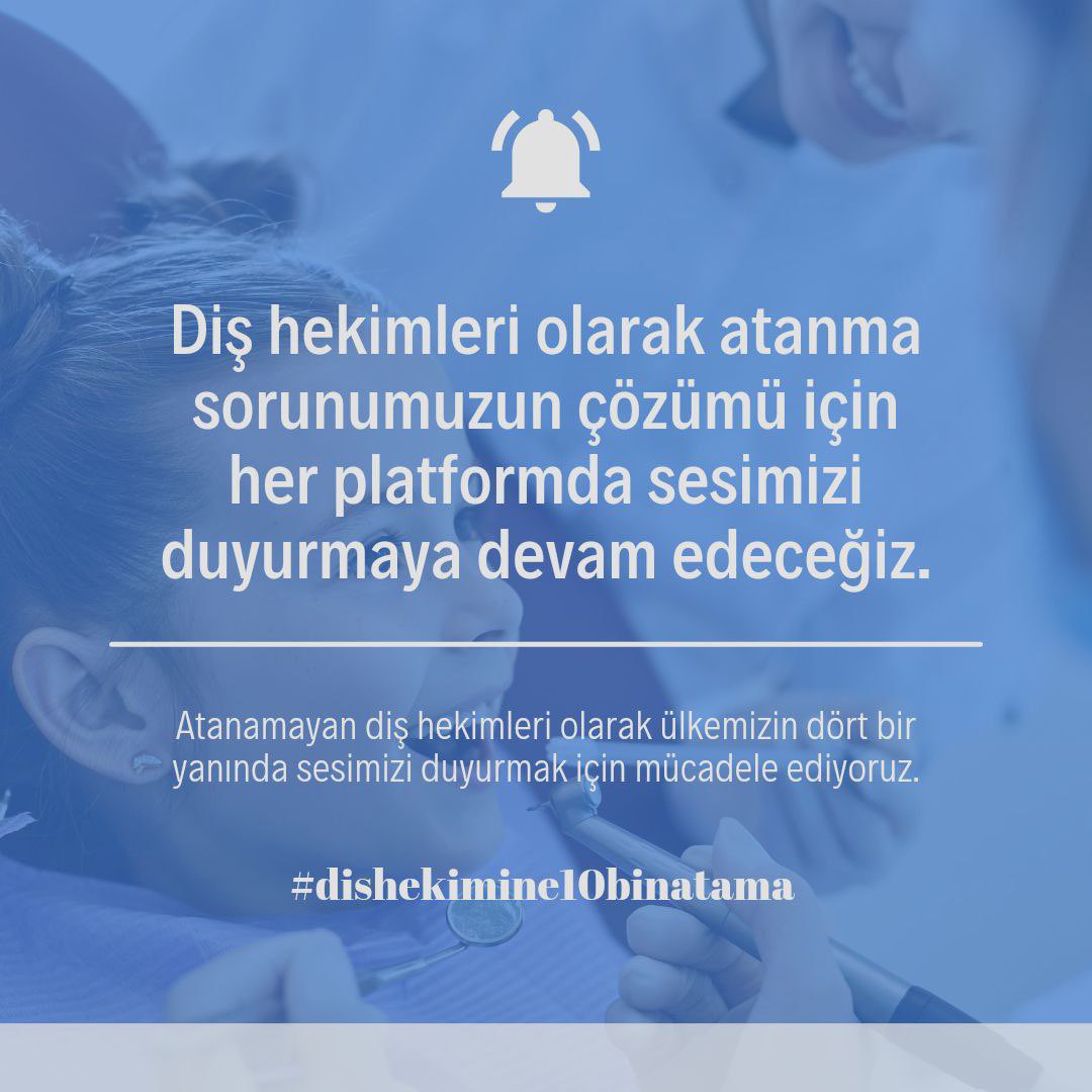EmelKar13's tweet photo. Diş hekimleri atanmak için mücadele veriyor  #AileDisteAcilİstihdam https://t.co/RcYXtILf6I
