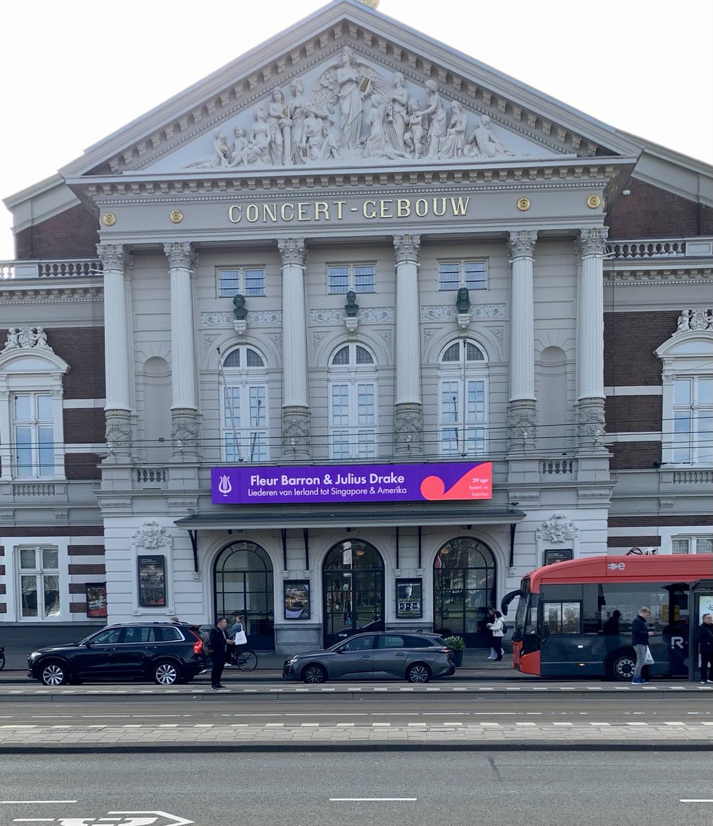 juliusdrake's tweet photo. Back in beautiful Amsterdam with @BarronFleur and the Home(land) programme at the superb @Concertgebouw and a programme that includes no less than 2 world premieres from 2 outstanding young composers, #HuangRo and #AlexHo https://t.co/OLA0C9BEgW