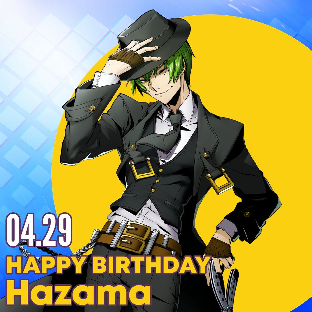 ArcSystemWorksU's tweet photo. 🎂 Is #Hazama smiling because it's his birthday or because of some nefarious deed he has cooking in his head?

#BlazBlue https://t.co/1qaCuS80Fm