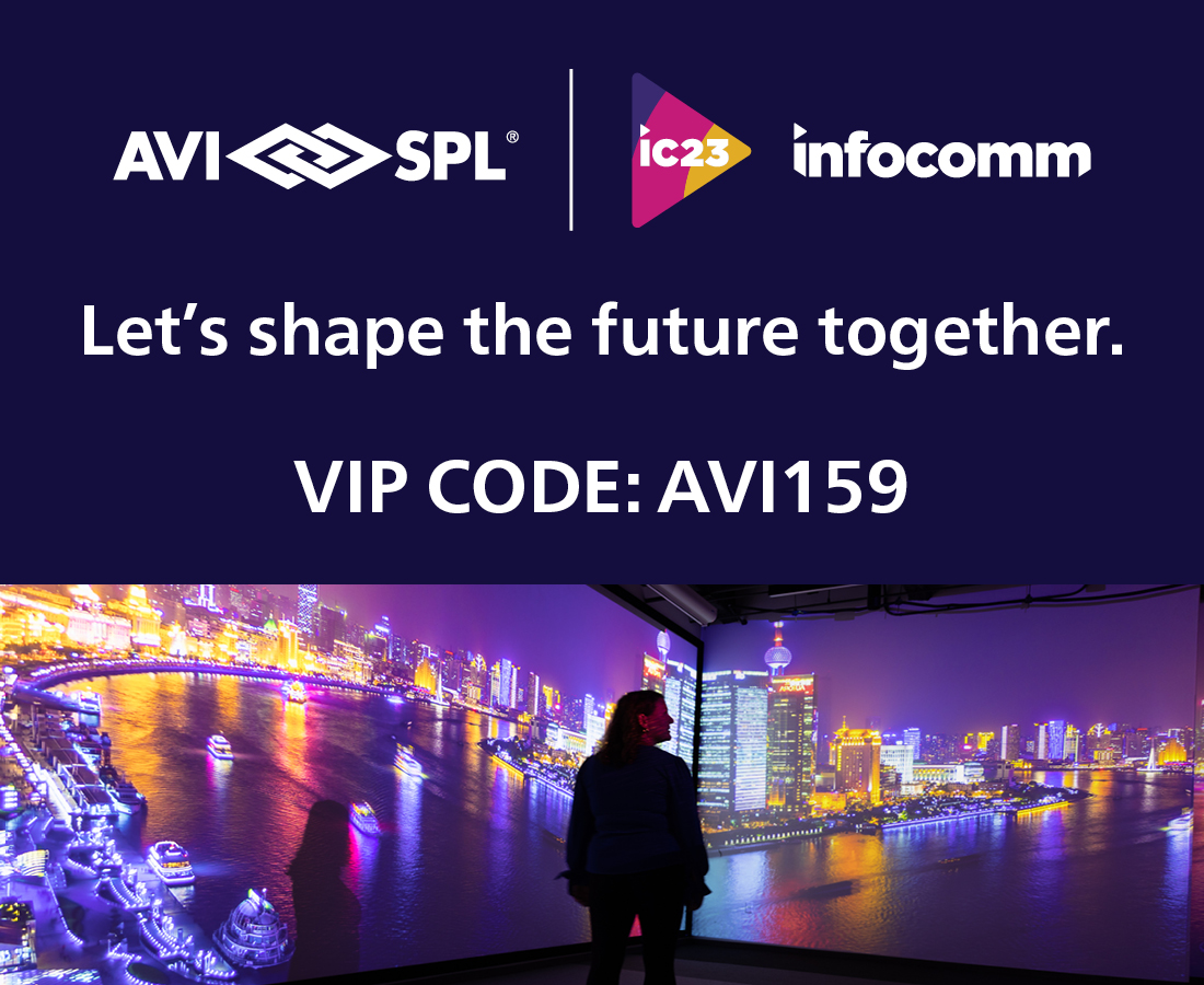 avisplinfo's tweet photo. Headed to @InfoComm? Register with code AVI159 for a free exhibit hall pass. See you in Orlando. 🌞 https://t.co/lD2USQMiPY
#shapefuture #collaboration #unifiedcommunications #experiencetechnology #immersive #hybridwork https://t.co/AZmTPf6ULN