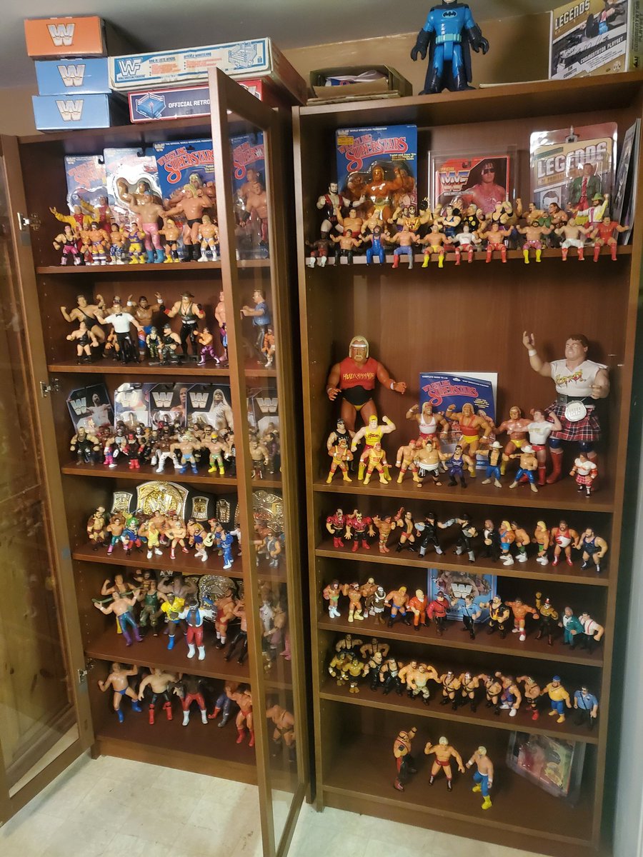 Isuckatnames66's tweet photo. @WrestleFig90s Love that custom cell and yellow ring! I gotta work on my displays, get my rings setup, and make room for bendies and Galoobs. Figlife. https://t.co/FgLbphoWat