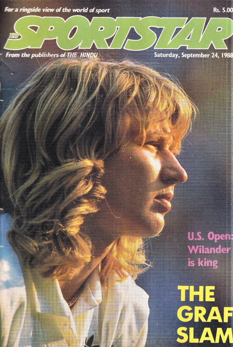 indianhistorypics on Twitter "1988 Steffi Graf On The Cover of