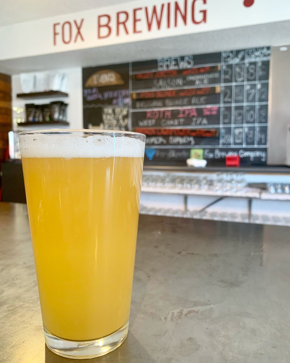 foxbrewco's tweet photo. It’s a great day to grab a seat at the bar &amp; order your favorite brew! https://t.co/BrpnJhaSj2