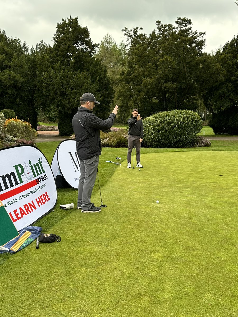 markbentleygolf's tweet image. Learned AimPoint Express at Forest Pines yesterday, takes 26 putts today 🔥#aimpointgolf #makeeverything #aimpointcoach #puttingcoach