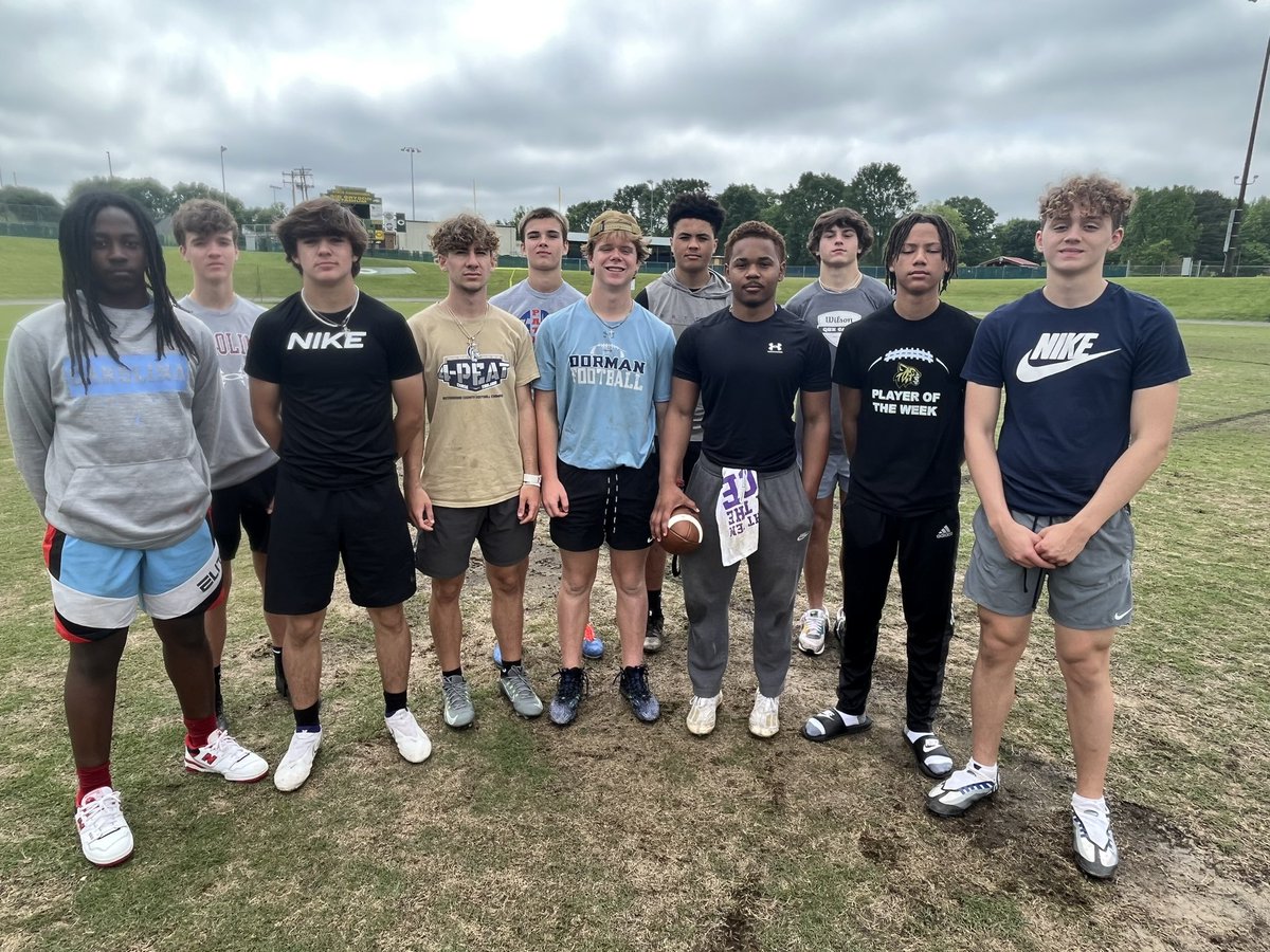 Top QB Performers at the Shelby NC camp