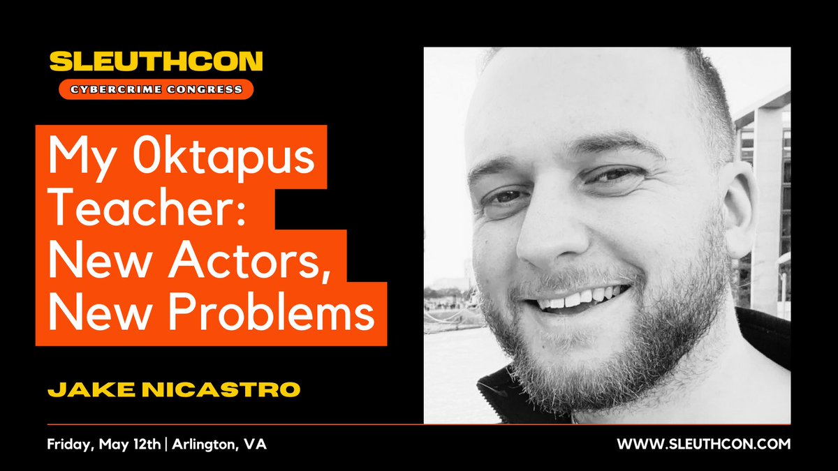 From the whales of Lapsus &amp; 0ktapus, to the lesser-known predators that prowl in the muddier waters of anonymity, join @nicastronaut  to dive into how these turbulent “groups” present a new challenge in defining a “cluster”.

To register, go to sleuthcon.com! #SLEUTHCON