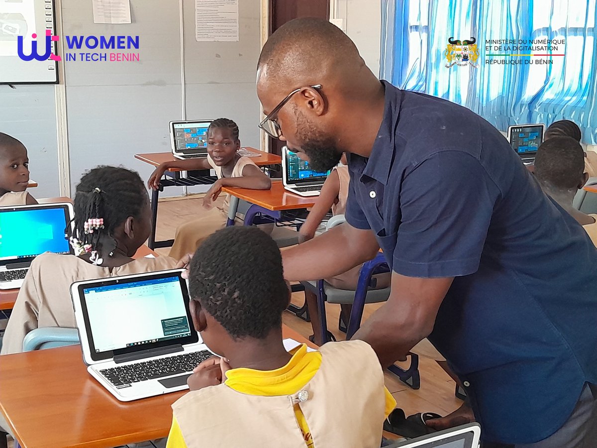 360 élèves de CM1 et CM2 initiés aux concepts et usage de l'outil #informatique dans les villes de Natitingou,  Nikki, Kandi et Ouaké le mercredi 26 avril 2023.  Une initiative du <a href="/numeriquebenin/">Ministère du Numérique et de la Digitalisation</a> en partenariat avec <a href="/WitBenin/">Women inTech Bénin</a>.

#GirlsinICT