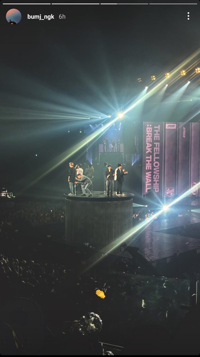 vasilissaadair's tweet photo. bumjoong came to the concert and he took a pic of a banner saying: "kim hongjoong you're my baby jesus"

i knew a brother when i see one 💀💀💀 https://t.co/Lh1IXRQOJV