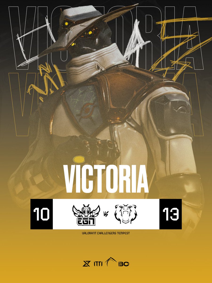 🚨 VICTORIA 🚨
Ganamos un partido muy importante
🆚 <a href="/EGNesports/">EGN Esports</a> en <a href="/valleague_pt/">VALORANT Challengers Portugal: Tempest</a> para la consecución de nuestros objetivos.
GGWP a nuestros rivales.
#VALTempest
#EX0TIKPOWER 🐻