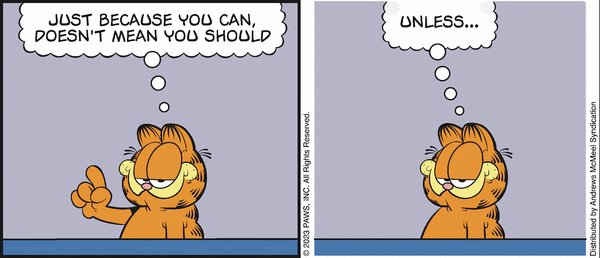 garfield without the third panel