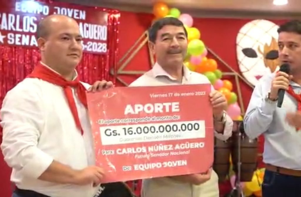 chiqui_avalos's tweet photo. COOPERATIVA "8 DE MARZO" APORTÓ 16 MIL MILLONES PARA CANDIDATURA DE CARLOS NUÑEZ
El dinero se estaría usando para campaña colorada, evitando préstamos," que su presidente Carlos Núñez recibió de funcionarios colorados como donación".
Dice manejar INCOOP.
LOBLEIN, LENTE HU? https://t.co/Z1MctINww9