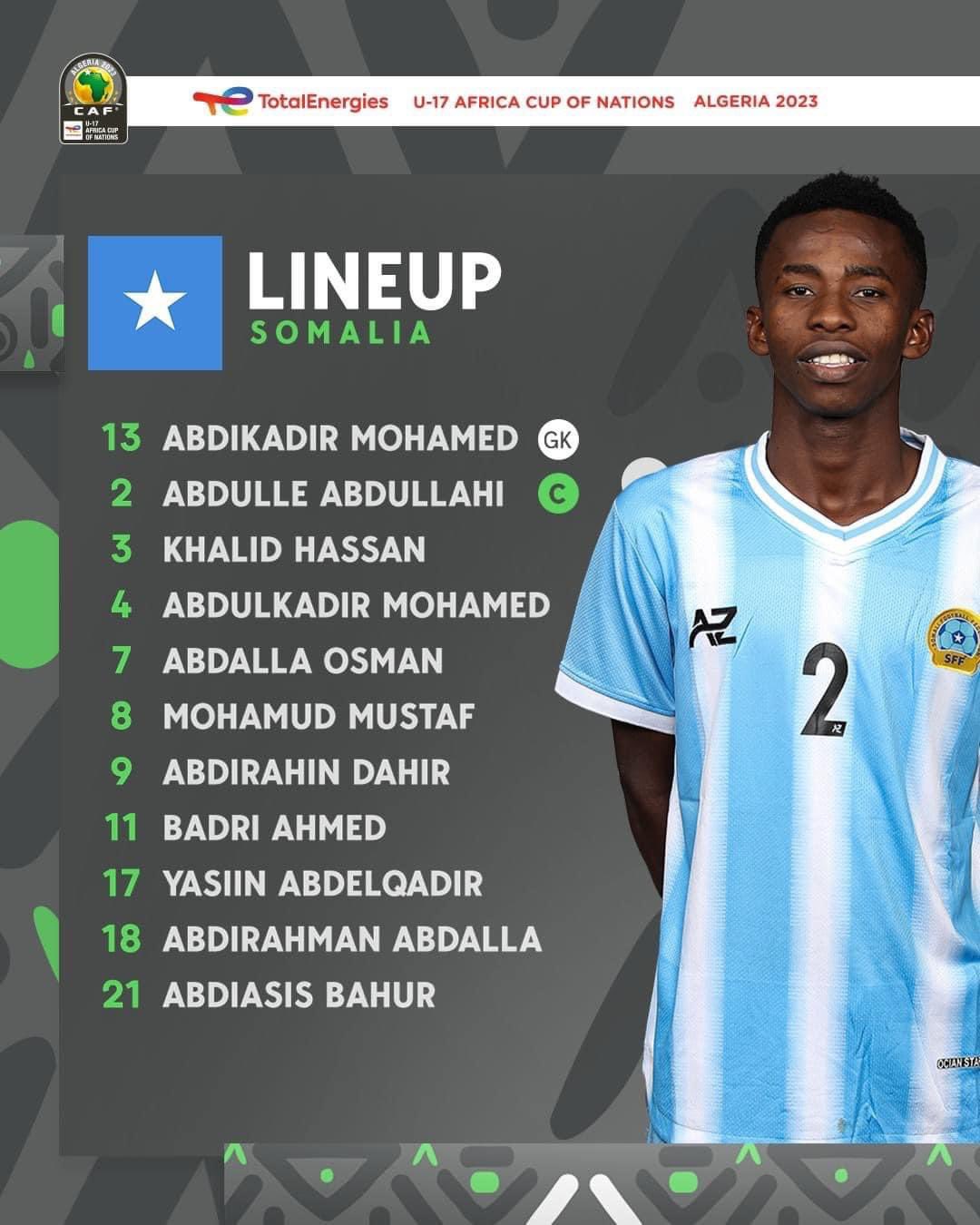 Somalia National Football Team (SFF) #OceanStars on X: &ldquo;Line upka 