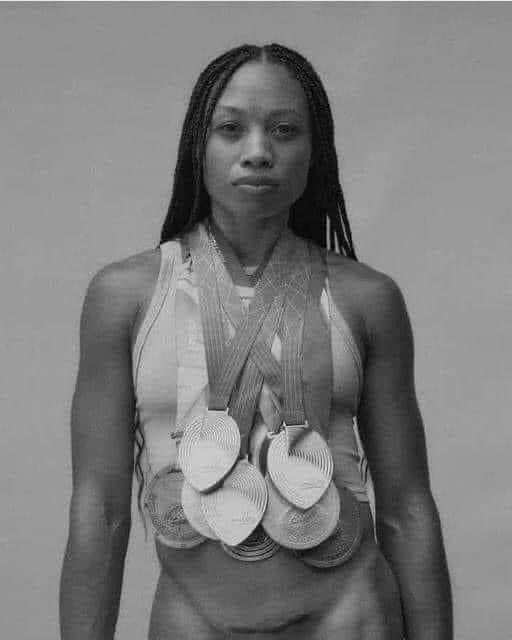 Allyson Felix fell pregnant, Nike cut her endorsement by 70%, & told her 
“know your place and just run”.

After an emergency c-section. Her baby spent a month in the NICU!

Felix dropped Nike, wore her own brand of shoes, the Saysh One and under the banner 

“I Know My Place”.