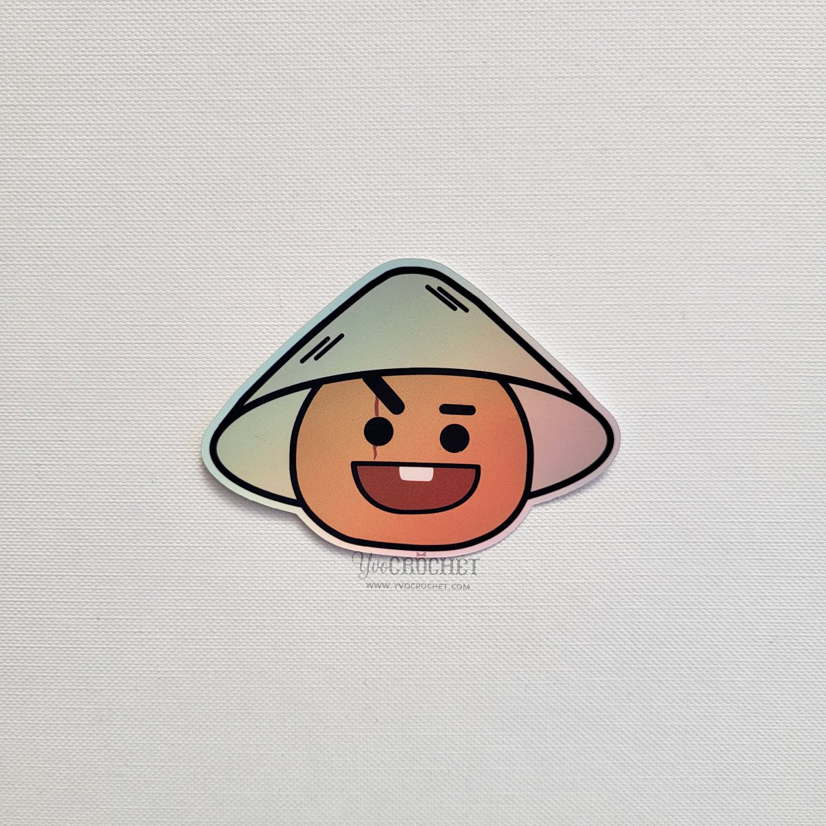 yvoCrochet's tweet photo. D-DAY is here! Handmade BT21 Shooky "Daechwita" holographic vinyl sticker available at https://t.co/LLEqd6cfn1. #방탄소년단  #agustd #suga #bts #btsarmy #minyoongi #yoongi #민윤기  #daechwita #agustddday #agustdd2 #holographicsticker #vinylsticker #sticker #handmade https://t.co/ff7kPjG9ja