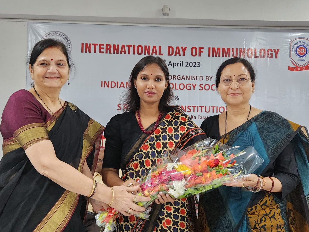 SRGROUPLKO's tweet photo. “This is a unique opportunity to increase awareness around the world about immunology and the importance of immunity to fight major diseases, improve research and save lives.”
#WorldImmunizationWeek
#internationaldayofimmunology
#srgilucknow
#SRIMT
#SRgroup
#srmbs https://t.co/vqQIoQarFA