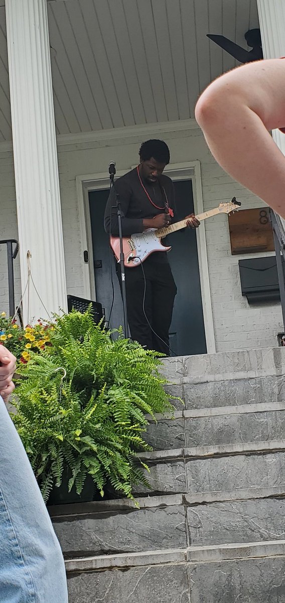 What do Georgetown philosophy professors do on the weekend? Perform at @PPorchfest of course! @OlufemiOTaiwo @FemisMusic @GeorgetownPHIL #petworthDC