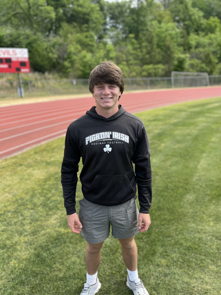 Congrats to Frank Anderson for winning the Class A-II Region 8 discus title and snagging 4th in the shot put! The junior advances to Sectionals!☘️☘️