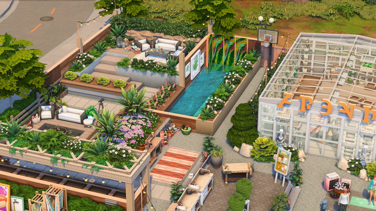 sims4ideas's tweet photo. I might discovered my love for platforms 😍✨️ #TheSims4GreenhouseHavenkit https://t.co/X6ZhAwdjlU