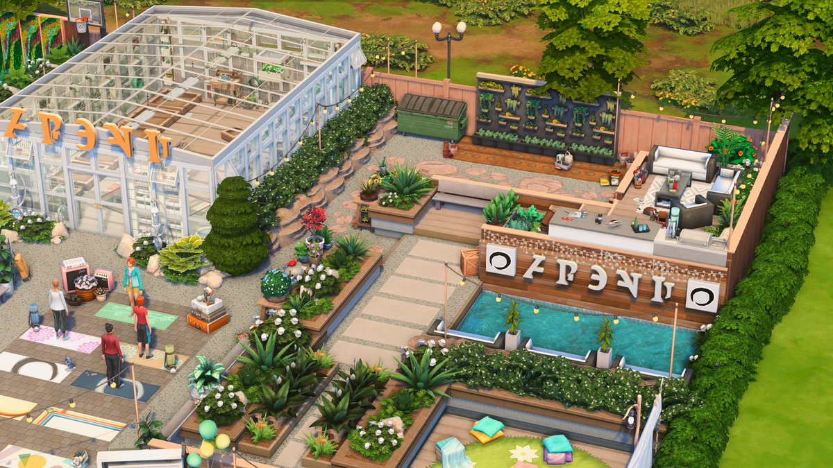 sims4ideas's tweet photo. I might discovered my love for platforms 😍✨️ #TheSims4GreenhouseHavenkit https://t.co/X6ZhAwdjlU