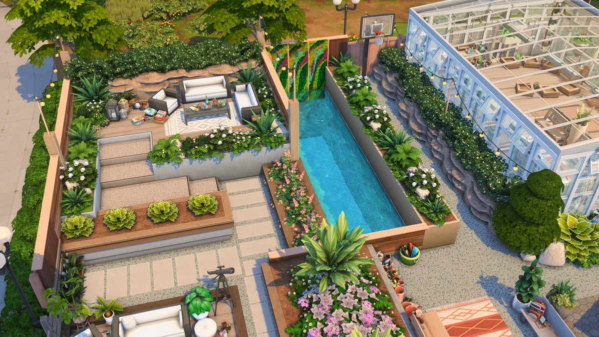 sims4ideas's tweet photo. I might discovered my love for platforms 😍✨️ #TheSims4GreenhouseHavenkit https://t.co/X6ZhAwdjlU