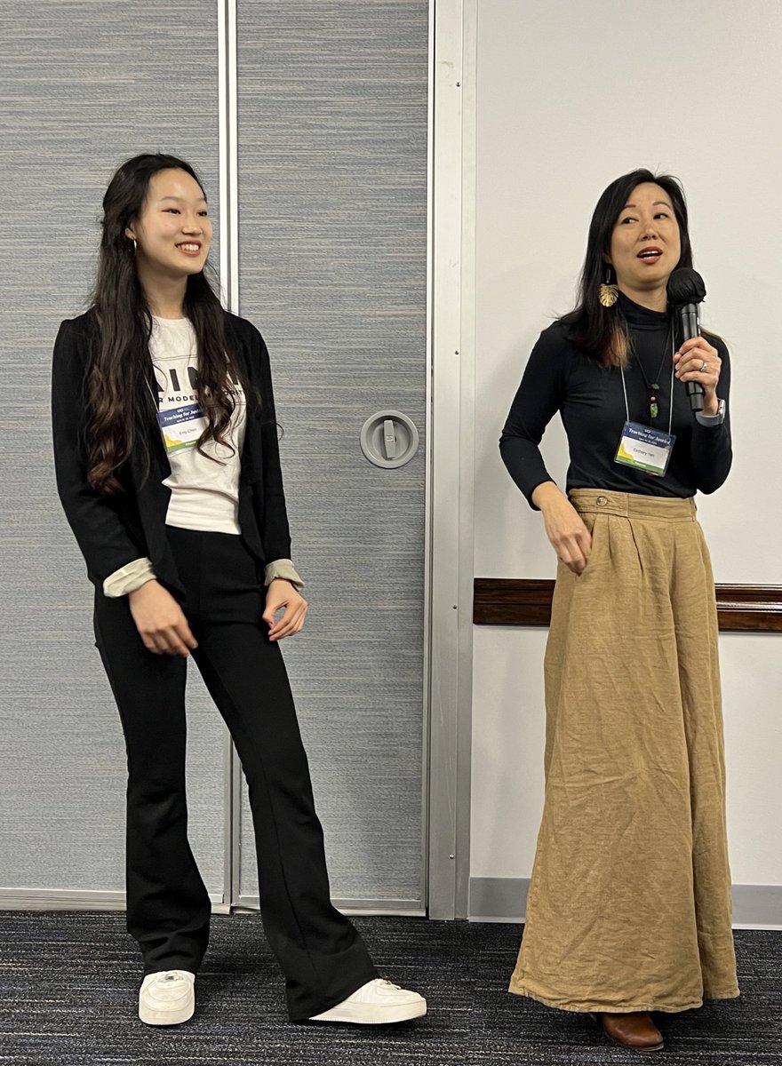 I am completely fangirling at the wonderful @YehCathery and Emy Chen’s #Teaching4Justice presentation: Centering AAPI Resistance and Solidarity in the K-8 Classroom. I am so inspired by both of them & their beautiful work together. 💛