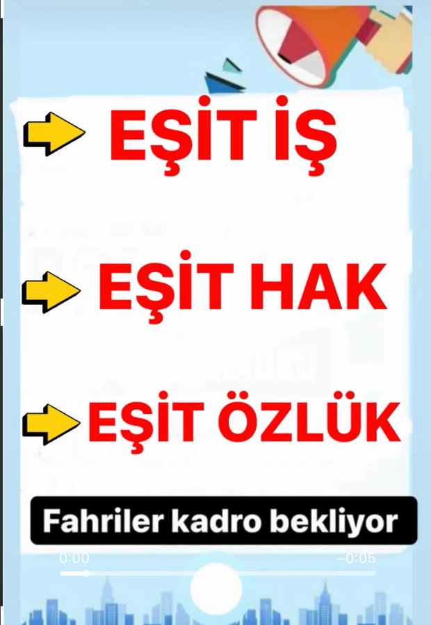 YILLARCA KADROLU HOCA İLE YAN YANA AYNI GÖREVİ YAPIP  ONUN ALDIĞI MAAŞIN 3 te 1 ile GÖREV YAPTIK YAPIYORUZ ADALETİN BU MU DİYANET   

FAHRİ ÖĞRETİCİYE KADRO 
Diyanet
HÜDA-PAR 

<a href="/RTErdogan/">Recep Tayyip Erdoğan</a>  <a href="/Mustafa_Destici/">Mustafa Destici</a> <a href="/BY/">Binali Yıldırım</a>  <a href="/AvSerkanRamanli/">Serkan Ramanlı</a> <a href="/NumanKurtulmus/">Numan Kurtulmuş</a> <a href="/TarkanZengin/">Tarkan Zengin</a>
<a href="/DIBAliErbas/">Prof. Dr. Ali Erbaş</a>