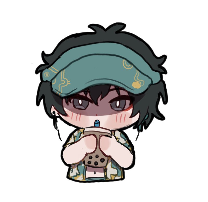 _saphiay's tweet photo. fake dan heng stickers to match marchs 🙇‍♀️ #honkaistarrail #danheng https://t.co/AzDjgo747j