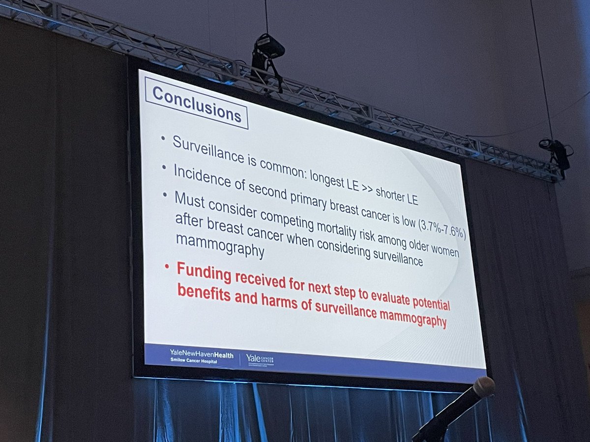 👏 👏 @eberger32 making all of us @YaleBreast @YaleSurgery so proud with her podium @ASBrS presentation 👩‍🏫 on high rates of screening mammography in women > 67 and low value care The definition of a talented surgeon-scientist, mentor and friend. ❤️