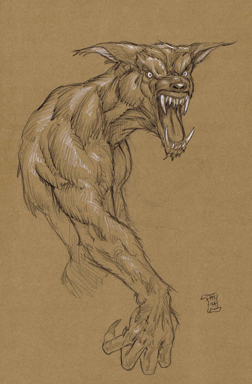 Enjoy this trio from Mark Helwig. #WerewolfArt #Werewolf