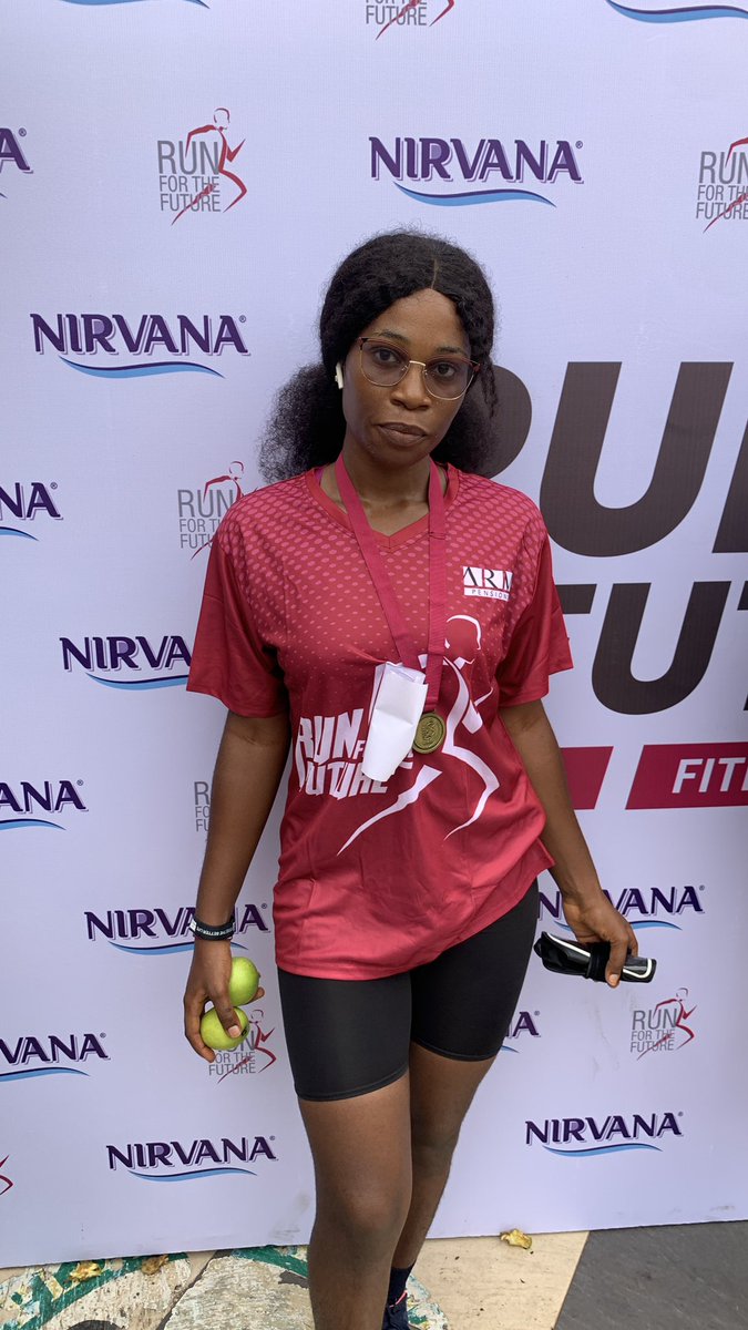simiadamz's tweet photo. Did my first marathon today. #Runforthefuture #ARMengage https://t.co/UtOZpbakAg
