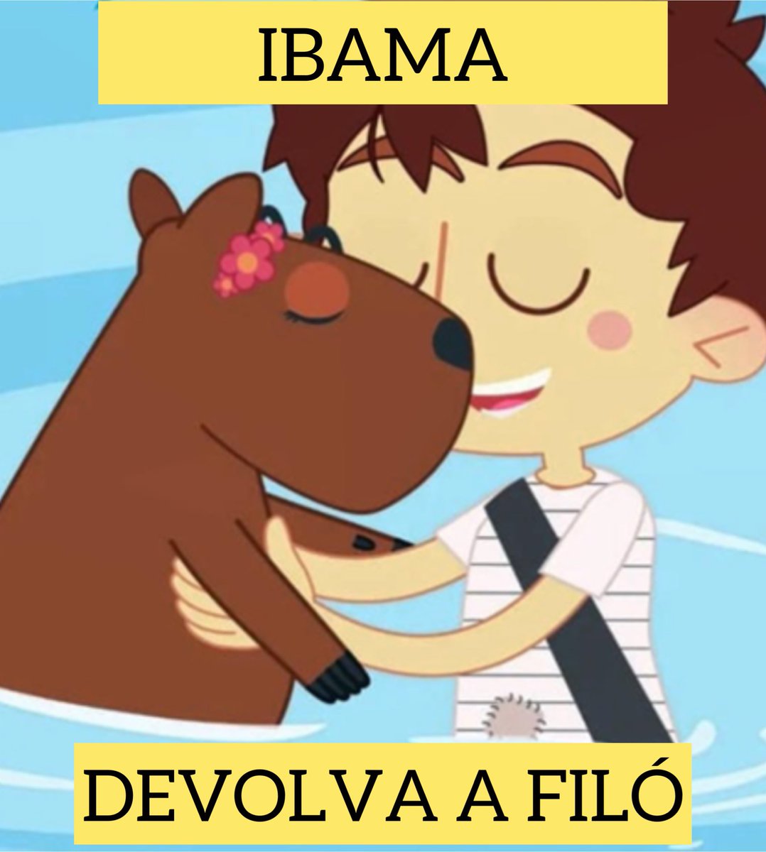 RenataDerib's tweet photo. O capiroto em forma da LuisaFÉU não permitiu que a felicidade durasse muito. Com uma baita de uma inveja foi lá e fez uma denúncia pro IBAMA, quem acompanhava essa história ficou de cara, porque o amor e a felicidade foram arrancados de uma forma tão injusta. #FiloTemdeVoltar https://t.co/D0wpOwIXb3