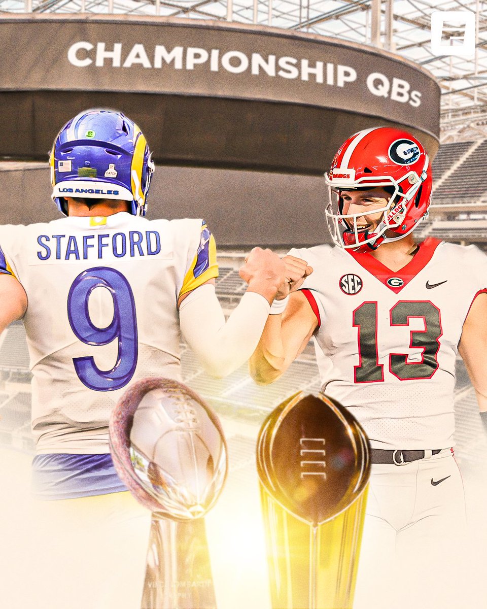 Championship mentality. Dawg mentality. 

LA knows a QB when it sees one 🐶

<a href="/RamsNFL/">Los Angeles Rams</a> | <a href="/GeorgiaFootball/">Georgia Football</a>