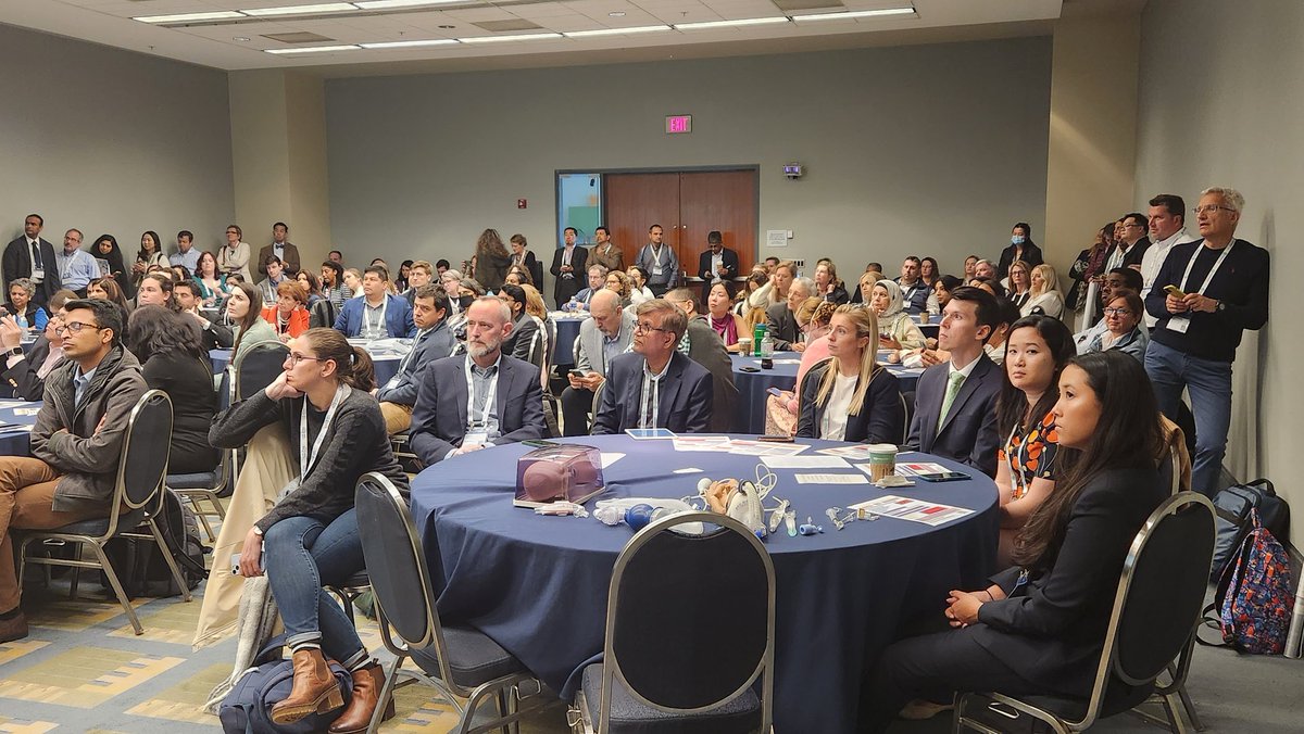 Amazing turnout for SALSA workshop. Learning how to give surfactant through an LMA! LIVE coming on instagram (thenicudoc) at around 3:30pm EST. #pas2023 #surfwithsalsa #savingbabies