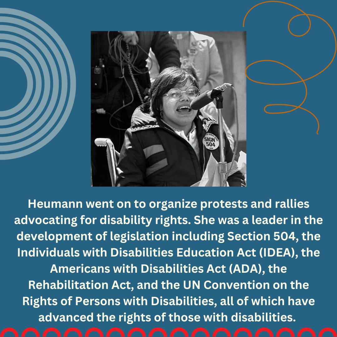 HarborUCLAPeds's tweet photo. Next incredible figure in our DEI Committee's Did You Know Series: Judith Heumann. Take a moment to learn about the Mother of the Disability Rights Movement in the U.S., who tirelessly advocated for people with disabilities like herself. Courtesy of stellar PGY1 Dr. Shani Litwin! https://t.co/Icpelzir41